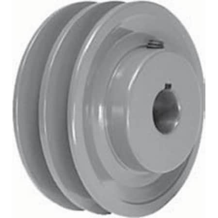 7/8 Fixed Bore V-Belt Pulley 3.55 OD