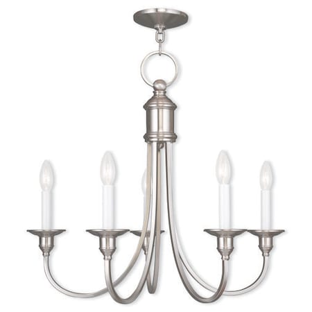 Cranford 5 Light Brushed Nickel Chandelier