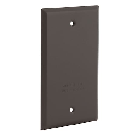 1 -Gang Vertical Blank Weatherproof Cover, 2.781 W, 4.531 H