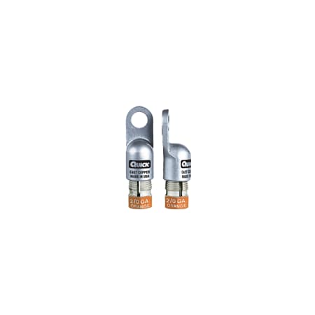 Compression Lug,1 And 2 Gauge,3/8