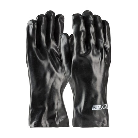 12 Chemical Resistant Gloves, PVC, Mens, 12PK