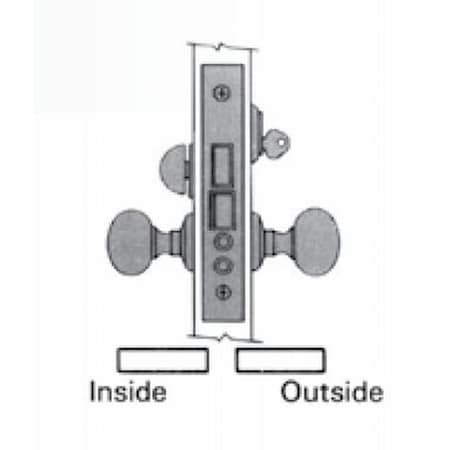 Entry Handlesets Bright Chrome