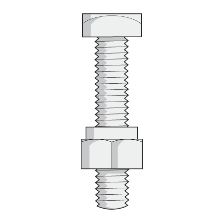 Bolt/Nut,5/16,18 X 1-1/4