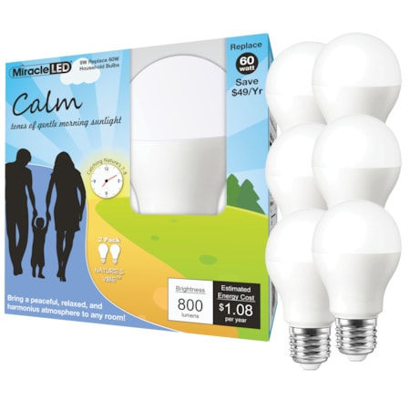 Nature's Vibe Calm Soothing Morning Daylight LED Light Bulb