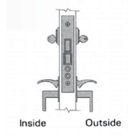 Entry Handlesets Unlacquered Brass