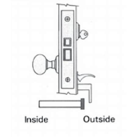 Utility Room Handlesets Lifetime Satin Nickel