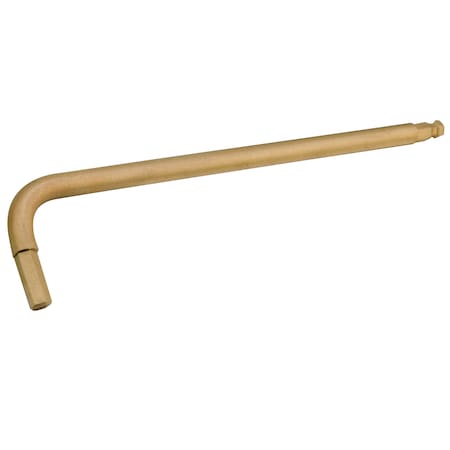 Non Sparking Allen Wrench,Long Ball,1/2in,Beryllium Copper