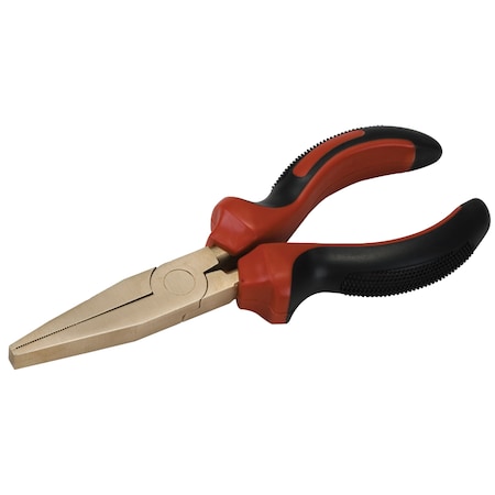 Non Sparking Flat Nose Pliers,15mm,Beryllium Copper