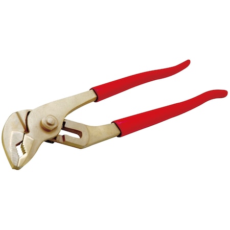 Non Sparking Plier,Groove Joint,250mm (10in),Aluminum Bronze