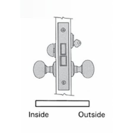 Entry Handlesets Bright Chrome