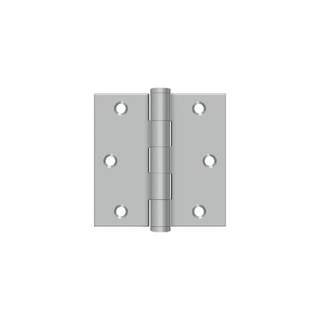 Satin Stainless Steel Square Hinge