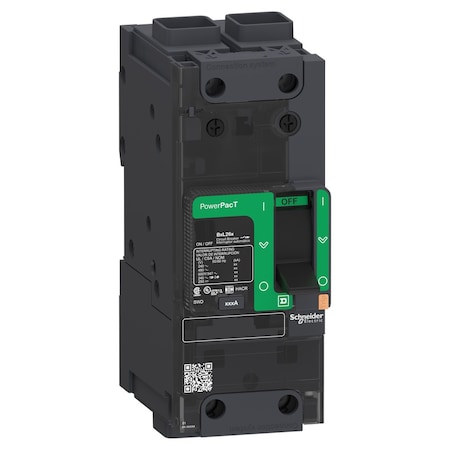 Circuit Breaker,PowerPact B,30A,2 Pol, 30 A, 525V AC, 2 Pole, BD 030 Series