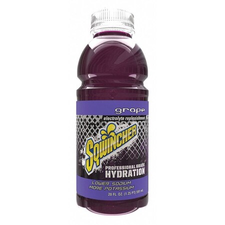 Sports Drink, Regular, 20 Oz Ready To Drink, Grape, 24 Pack