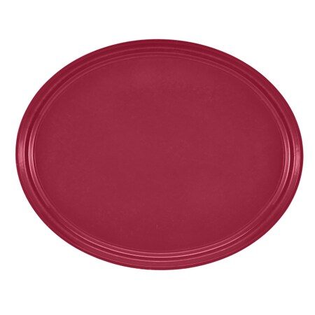 Camtray 22 X 26 Oval Cherry Red