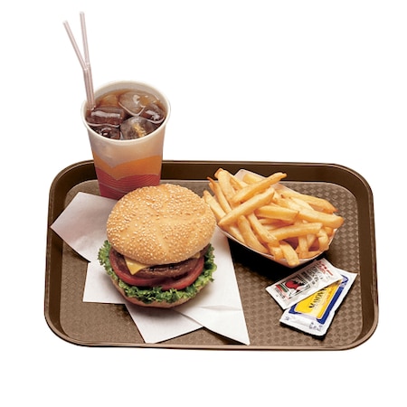 Tray Fast Food 10 X 14 Brown