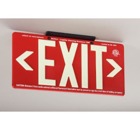Exit Eco Pm100 Red Single Sided