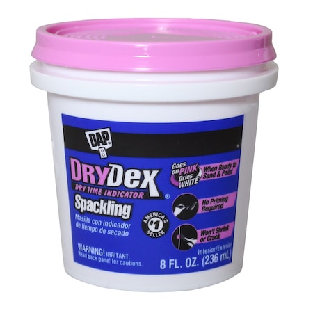 Dry Time Indicator Spacklin,PK12, 8 Fl Oz, Pink/White