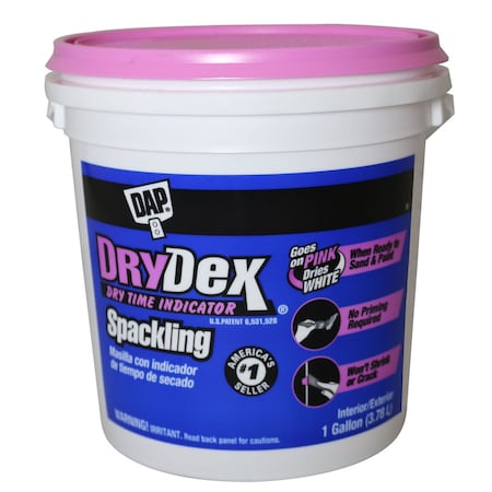 Dry Time Indicator Spackling,PK2, 1 Ga, Pink/White