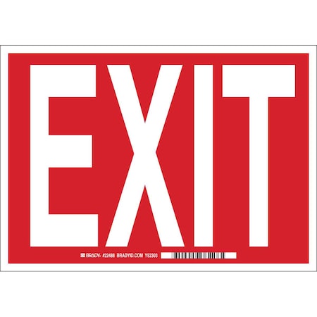 Exit Sign,7X10,English