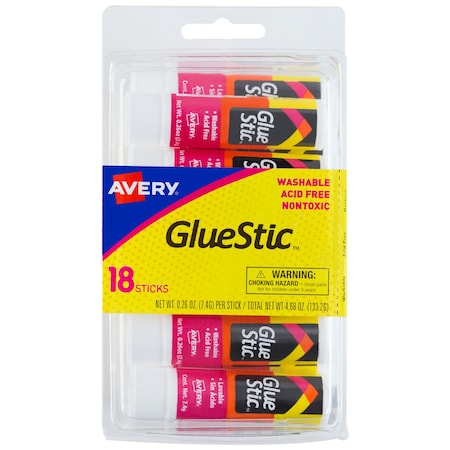 Glue Stick, White, 0.26 Oz