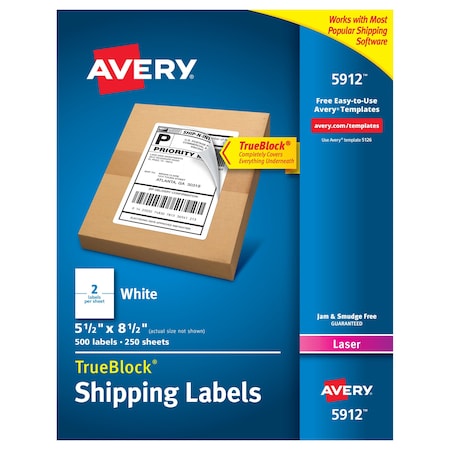 Shipping Address Labels,Laser Pr,PK500