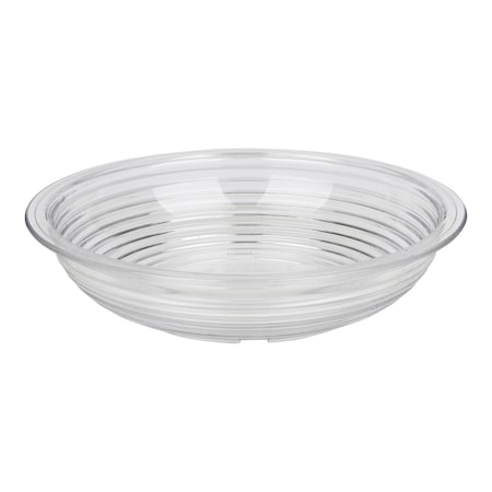 Round Ribbed Bowl,18.8 Oz,Clear