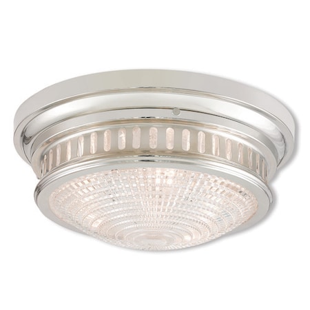 Berwick 3 Light Polished Nickel Ceiling Mount