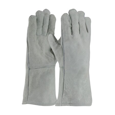 Welding Gloves, Cowhide Palm, Mens, 12PK