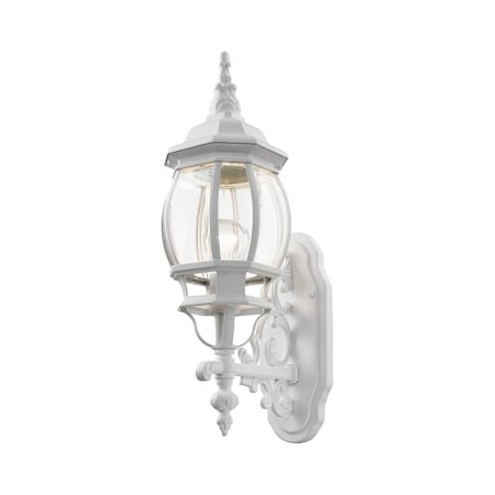 Textured WhiteOutdoor Wall Lantern,1 Lig