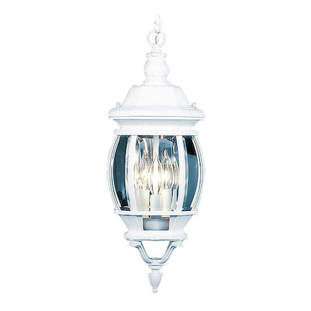 Frontenac 3 Light White Outdoor Pendant