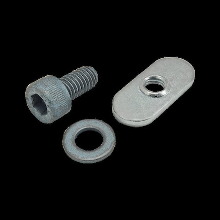 M6-1.00 Socket Head Cap Screw, Blue Zinc Plated Steel, 12 Mm Length