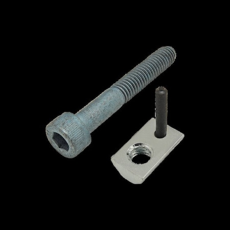 M6-1.00 Socket Head Cap Screw, Blue Zinc Plated Steel, 40 Mm Length