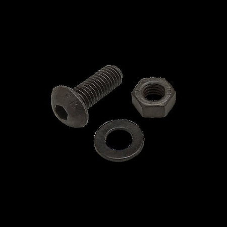 M5-0.80 Socket Head Cap Screw, Black Zinc Plated Steel, 14 Mm Length