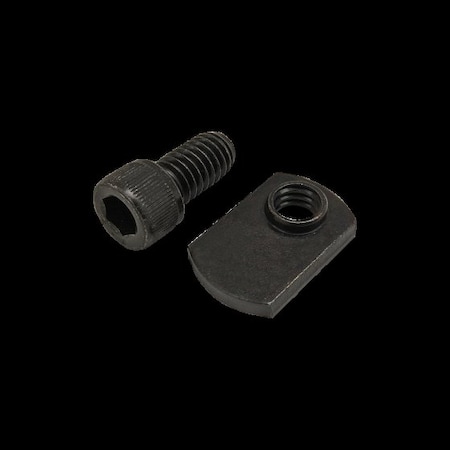 5/16-18 Socket Head Cap Screw, Black Zinc Plated Steel, 5/8 In Length
