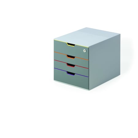 Desk Storage,4 Drawer Box Locks Top Draw