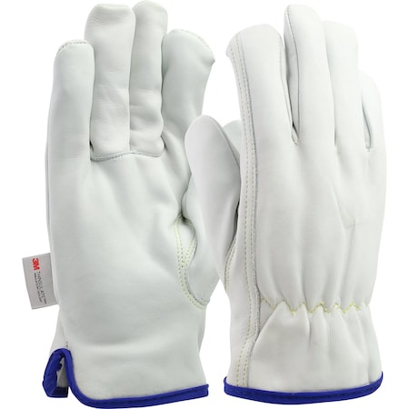 Cold Protection Drivers Gloves, Thinsulate Lining, L, 12PK