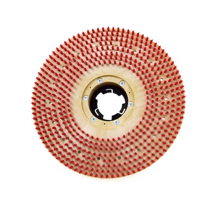 Scrubbing Rotary Brush 12, Plastic Block Polypropylene