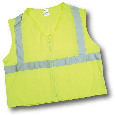 Cl2 Ansi Lime Solid Durable Fr Vest, 3Xl