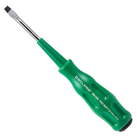 Screwdriver,Straight Blade,1/4 X 4