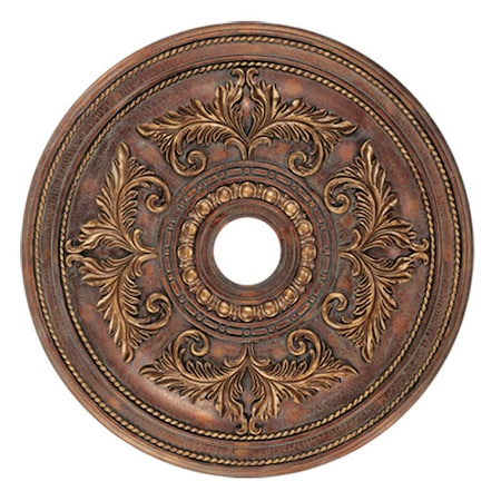 Versailles Crackled Greek Bronze Ceiling Medallion