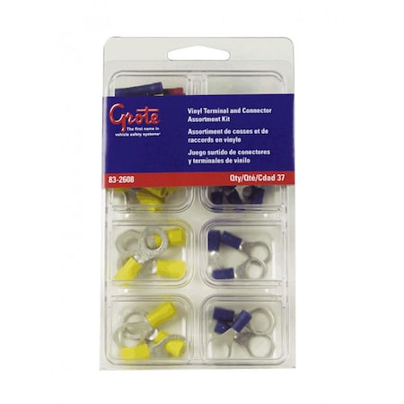 Pvc Terminal Assortment Kit,PK37