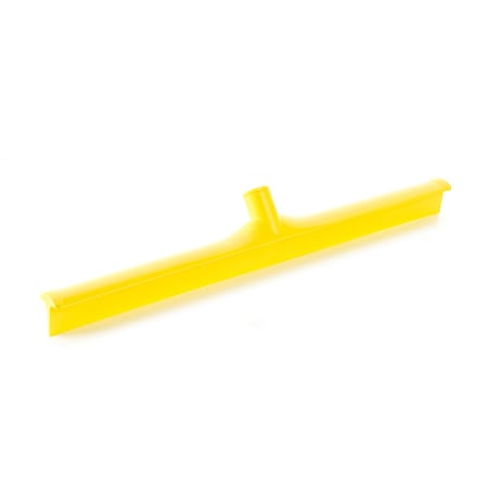 Sanitary Squeegee, 24 Yellow, Rubber Blade, PK 6