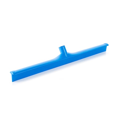 Sanitary Squeegee, 24 Blue, Rubber Blade, PK 6