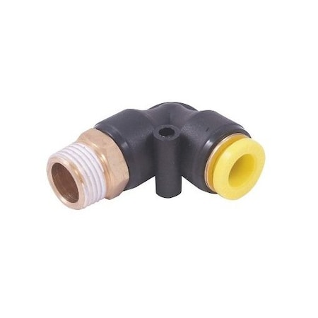 Push To Connect Male Pneumatic Elbow Tube Fittings 1/8 X 1/4 NPT