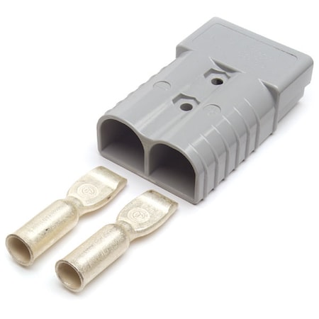 Replacement End,6 Ga,50 Amp,Grey