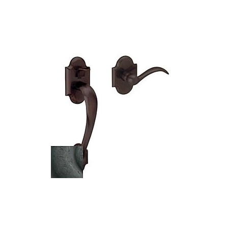 Passage Handlesets Distressed Oil Rubbed Bronze