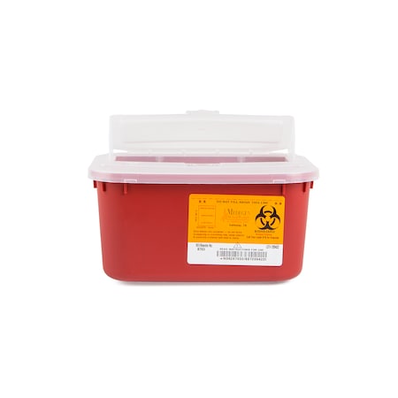 Sharps Container,1 Gal.,Red,PK24