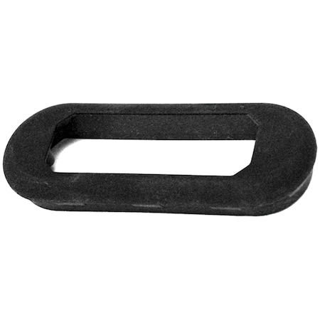 Grommet, Black, Recessed,