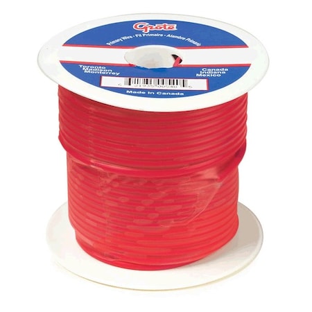 Primary Wire,10 Gauge,Red,1000 Ft. Spool