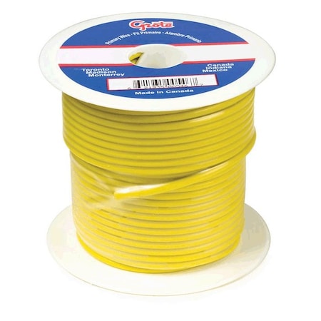 Primary Wire,12G,Yellow,1000 Ft. Spool